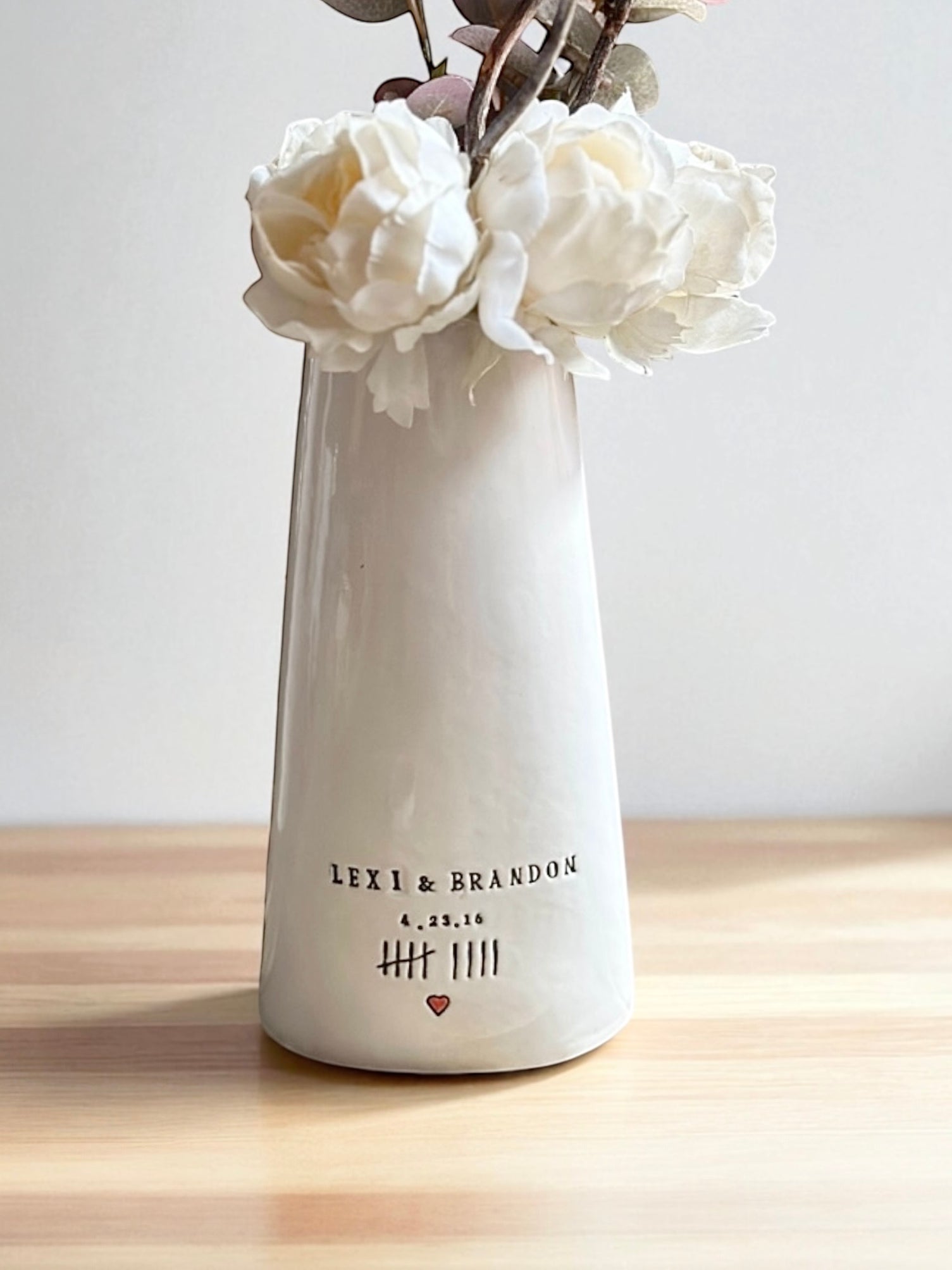 Personalized Ceramic Gift Vase Cinder Ceramics LLC personalized-ceramic-gift-vase-cinder-ceramics-llc